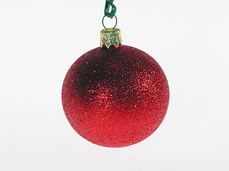 Image showing Christmas red ball