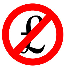 Image showing Free of charge anti pound sign