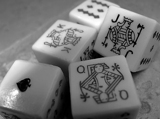 Image showing Poker dice