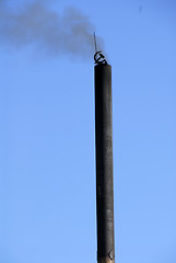 Image showing Black chimney