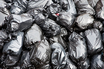 Image showing Garbage bags