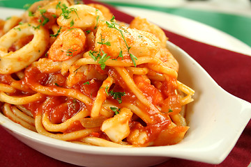 Image showing Spaghetti Marinara