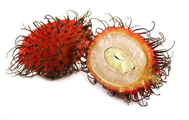 Image showing Sliced Rambutan