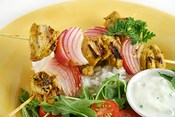 Image showing Chicken Tandoori Skewers 1