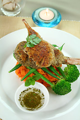 Image showing Crumbed Lamb Cutlets