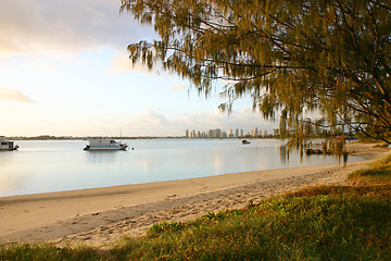 Image showing Still Morning By The Beach