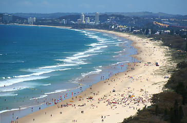 Image showing Surfers Paradise Beach Gold Coast