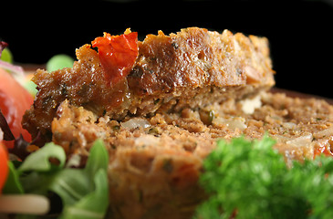 Image showing Meatloaf And Vegetables 3