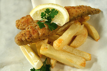 Image showing Classic Fish And Chips
