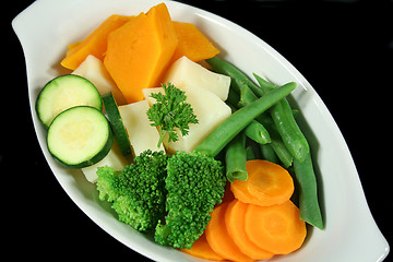 Image showing Fresh Steamed Vegetables