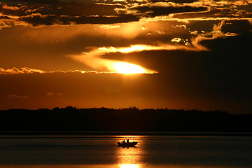 Image showing Morning Boat Ride