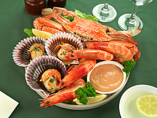 Image showing Seafood Platter