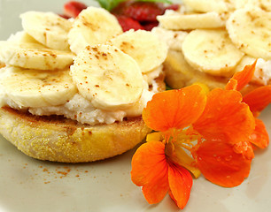 Image showing Banana And Ricotta Muffins