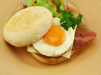 Image showing Bacon And Egg Muffin