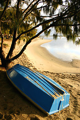 Image showing Boat By The Beach