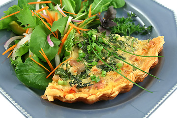 Image showing Quiche And Salad