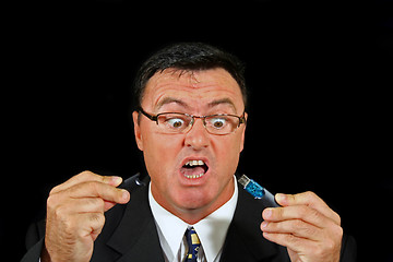 Image showing Shocked Salesman