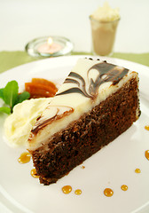 Image showing Slice Of Chocolate Cake
