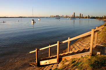 Image showing Stairs To The Beach