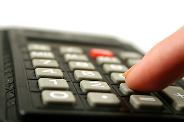 Image showing Calculator Keyboard