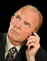 Image showing Crank Call Businessman