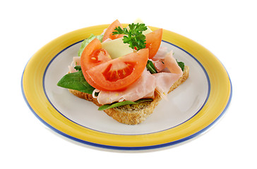 Image showing Open Sandwich 1