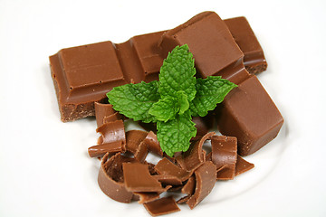 Image showing Chocolate With Mint