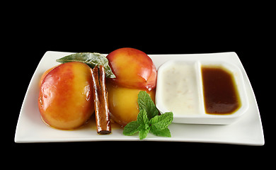 Image showing Poached Nectarines 1