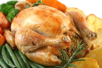 Image showing Whole Roast Chicken