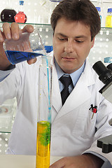 Image showing Scientist at work