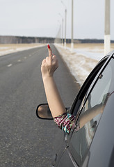 Image showing angry woman