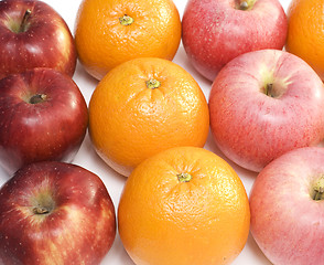 Image showing apples and oranges