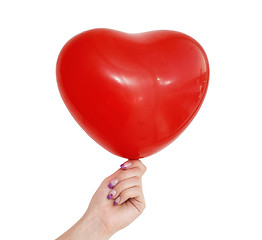 Image showing balloon in hand