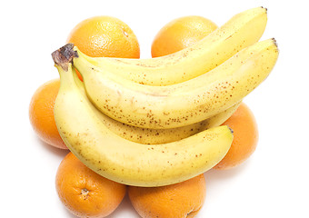 Image showing bananas and oranges