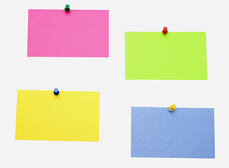 Image showing empty sticky notes