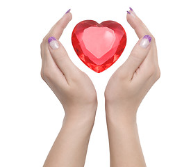 Image showing heart and hands