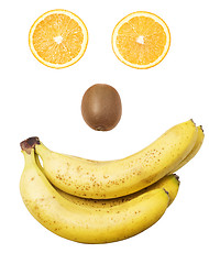 Image showing fruit face