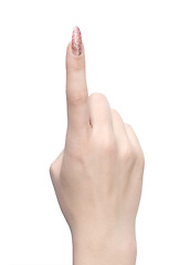 Image showing index finger series