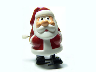 Image showing marching santa claus