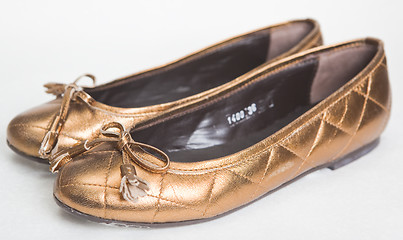 Image showing Gold Women's Shoes