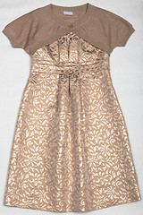 Image showing Women's beige dress.