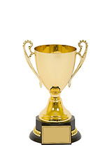 Image showing Trophy isolated on white background