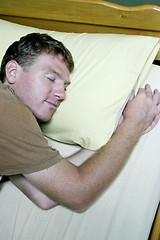 Image showing Man sleeping