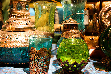 Image showing Colorful glass
