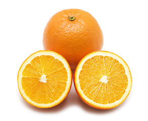 Image showing orange on white