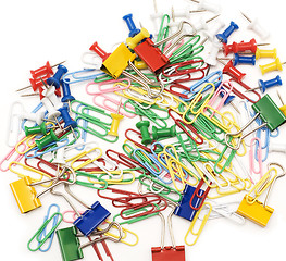 Image showing paperclips and pins