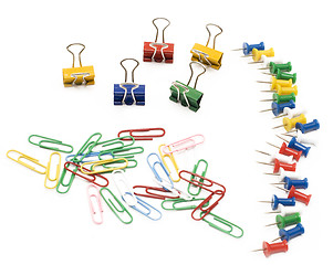 Image showing paperclips and pins