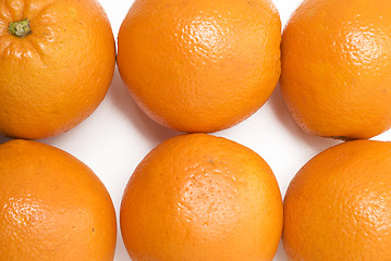 Image showing six oranges