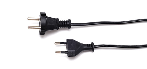 Image showing two electrical plugs