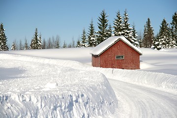 Image showing Winter road